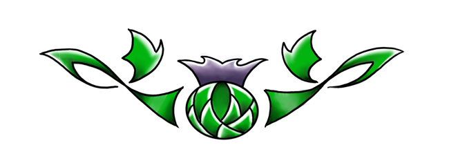 MacKintosh inspired Thistle arm band