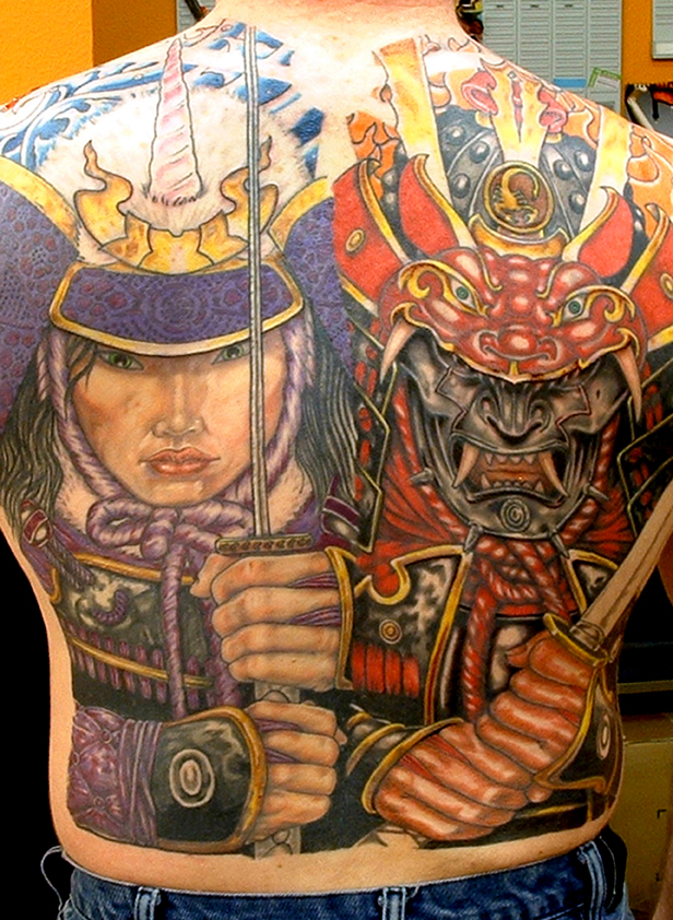  Samurai back piece 